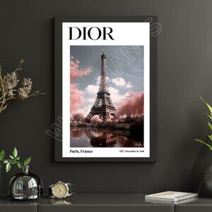 Dior Paris Magazine Look 11x17 Art Print- Luxury Art Print, Paris, France, Dior